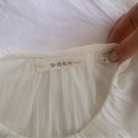 Doen White Ruffled Blouse - Picture 9 of 11